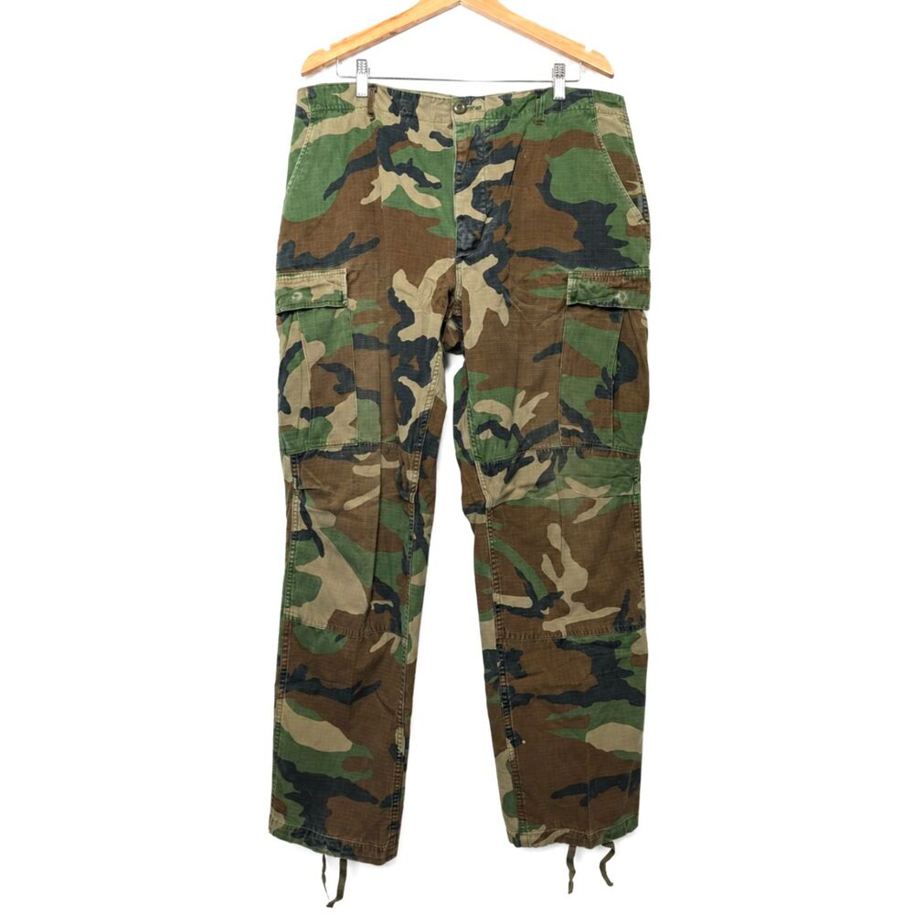 USMC MARPAT Woodland Camo Combat Trousers Military Issue Cargo Pants